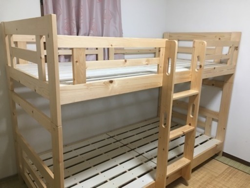 二段ベッド 木製 【お譲り先決定しました】