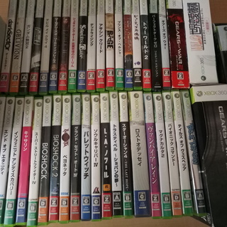 XBOX360 ソフト40本以上u203b本体はジャンク扱い (ふくわうち) 竹ノ塚の 