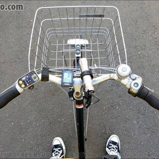 【取引完了／川崎市】価格交渉OK★ヤマハ PAS 電動アシスト自転車 27型 CITY-S リチウム ダークグリーン緑色 ママチャリ 通勤通学 4Ah 新基準アシスト比率