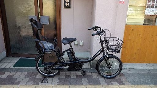 YAMAHA PAS Babby 20吋電動アシスト自転車(リヤチャイルドシート装備)8.9Ahバッテリー＋充電器