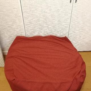 無印良品体にフィットするソファ・緋色カバー付き（人をだめにするソ...