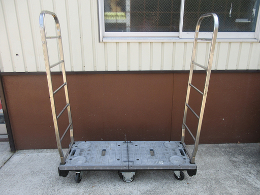 KAWAJUN ６輪台車 ストックカート ストッパー付き