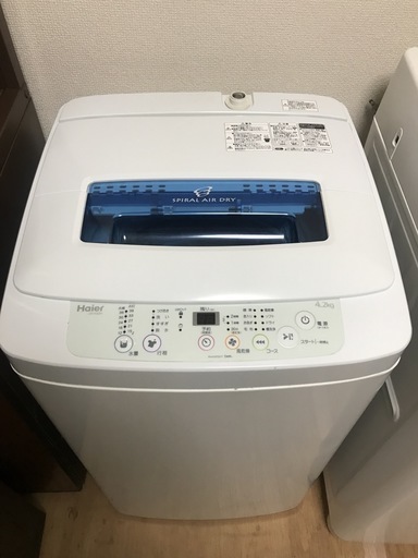 洗濯機 ハイアール Haier 4.2㎏ 2014年製 JW-K42H