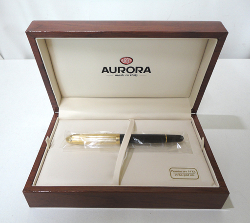 AURORA/アウロラ 万年筆 F ペン先 14K 585 イタリア製 予備