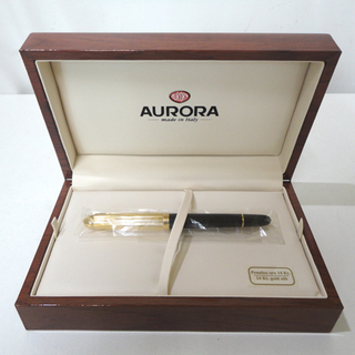 AURORA/アウロラ 万年筆 F ペン先 14K 585 イタリア製 予備インクあり 札幌市 白石区 東札幌
