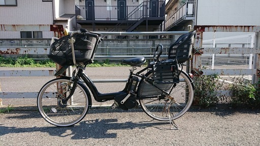 ヤマハ　パス　リトルモア　電動アシスト　子供乗せ自転車　ちょっとボロ