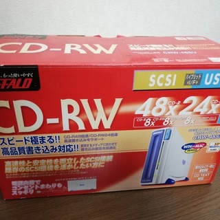 外付けCD-RWドライブ (BUFFALO CRW-48SU)