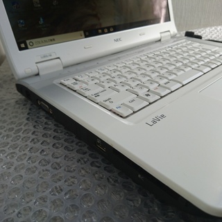 取引中】 NEC LaVie Windows10 ホワイトの15インチ 160GB 4G アプリも