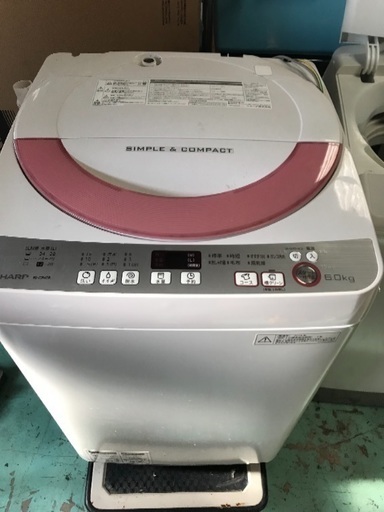 福岡市内北九州市内配達無料  SHARP 6kg ES-GE60R