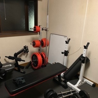 キャンセルの為 急募 ７月7日限定 バーベルセットフラットベンチ バーベルスタンド他