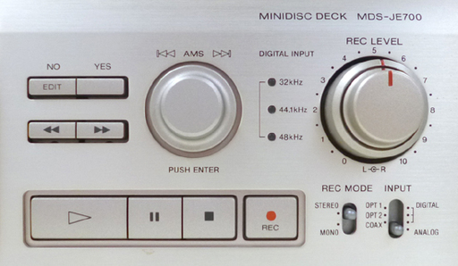 SONY ソニー MDS-JE700 MDデッキ 録音・再生確認済み ゴールド色