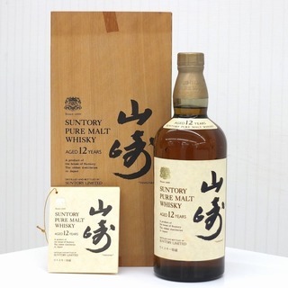 3-1082  サントリー SUNTORY 山崎 12年 ピュアモルト760ml 山崎12年 ウイスキー サントリー ピュアモルト 洋酒 760ml