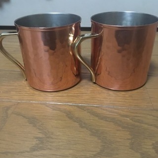 銅製マグカップ