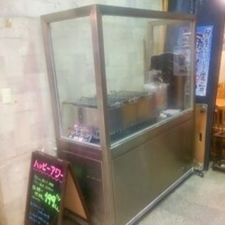 屋台やお店にどうぞ　耐熱ガラス付き焼き台　明石市まで引き取り限定 屋台やお店にどうぞ 耐熱ガラス付き焼き台 明石市まで引き取り限定