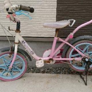 子供自転車(パンク)