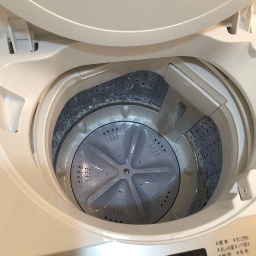 新品同様！シャープ全自動洗濯機 ES-GE4B 簡易乾燥付 保証付