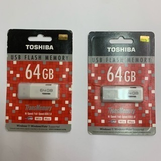 新品未開封 TOSHIBA  USBフラッシュメモリー 64GB...