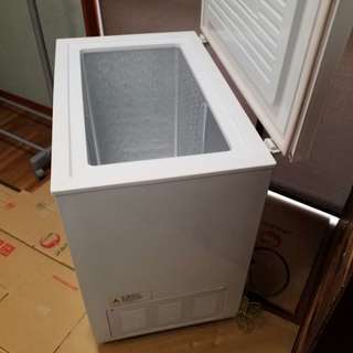 取付無料！レマコム 急速冷凍機能付き上開き冷凍ストッカー チェスト