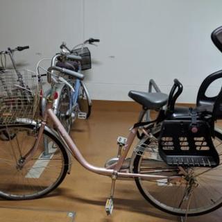 【訳あり】チャイルドシート付自転車