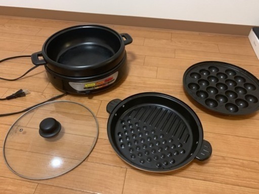 ドンキホーテ 3枚プレート電気グリル鍋 けむたん 小幡のその他の中古あげます 譲ります ジモティーで不用品の処分