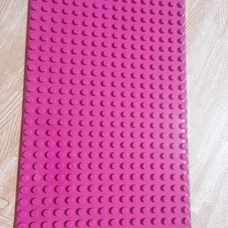 LEGO デュプロ 基礎板 ピンク ブルー