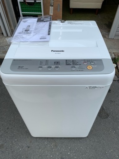 美品 洗濯機 Panasonic 2017年 5㎏洗い 一人暮らし 単身用 NA-F50B10 パナソニック SG