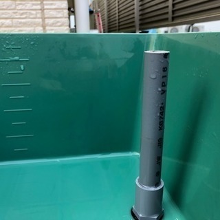 タフブネ180L 排水口有り 補修済み 水槽 プラ舟 トロ舟