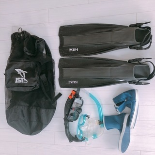 スキューバ　ダイビング 器材 レギュレータ & BC セット　シュノーケル　フィン　おまけ付き