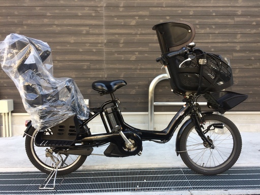 ヤマハ　キッスミニ　三人乗り　新基準　20インチ　子供乗せ　8,9AH　黒　ギュットミニ　アンジェリーノ　神戸市　電動自転車　地域限定