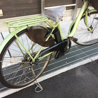 ヤマハ パス ナチュラL DX 新基準 子供乗せ 緑 アシスタ ビビ 神戸市