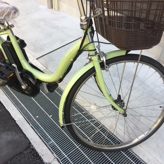 ヤマハ パス ナチュラL DX 新基準 子供乗せ 緑 アシスタ ビビ 神戸市