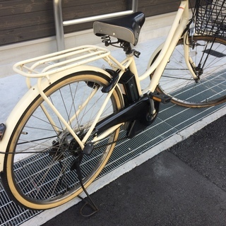 ヤマハ パス アミ 新基準 子供乗せ 8,7AH クリーム アシスタ ビビ 神戸 