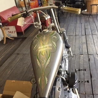 ’09FXST カスタム多数！TC96キャブ車 車検32年5月末頃迄 走行1300km