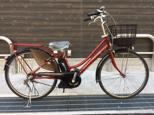 ブリヂストン　アシスタ　スティラ　6AH　赤　パス　ビビ　神戸市　電動自転車　地域限定