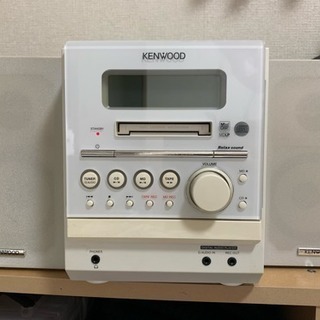 KENWOOD CD MD カセット オーディオ コンポ