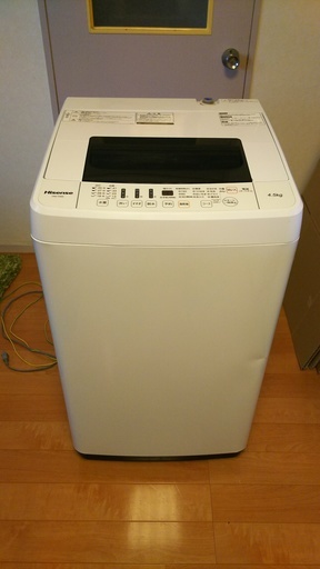 Hisense　ハイセンス 全自動洗濯機 HW-T45A  2017年製