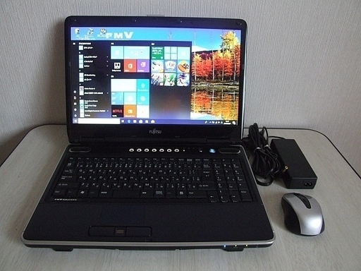 高速SSD240GB搭載　FMV-BIBLO NF/E70 ノートパソコン　3