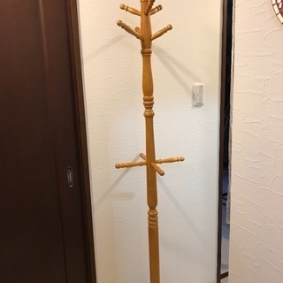 木製ハンガーポール