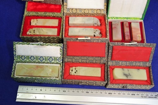 石の印材まとめて16P　2.4㎏　篆刻 石の印材まとめて16P 2.4㎏ 篆刻