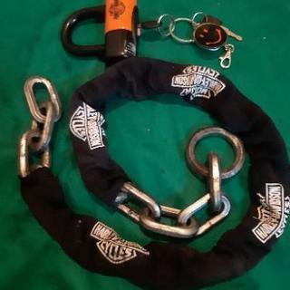 ハーレー純正　防犯チェーン15mm  鋼ロック　18mm ハーレー純正 防犯チェーン15mm 鋼ロック 18mm