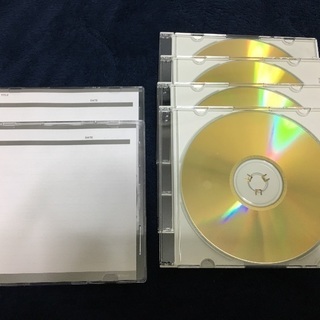 空のCD-R4枚 と DVD-R2枚 未使用