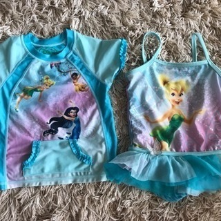 美品 Disney ディズニー ティンカーベル 水着 4T…