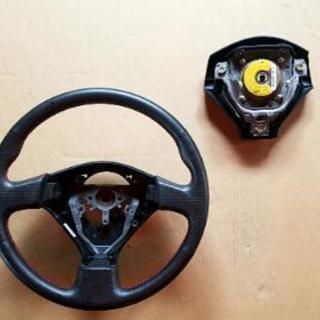 中古美品　スバル　インプレッサ　ＧＤＢ　ＷＲＸ　ＳＴＩ　純正ステアリング