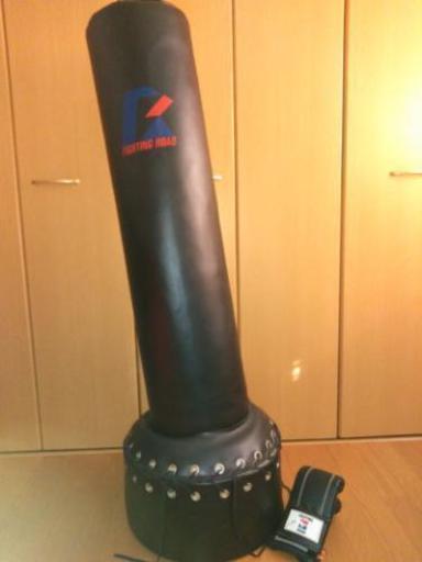 ファイティングロードサンドバッグ スタンド式 ハピハピ 十和田のフィットネス トレーニングの中古あげます 譲ります ジモティーで不用品の処分