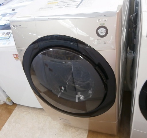 【引取限定】シャープ　洗濯機　ES-Z110-NL　中古品　9.0kg　【ハンズクラフト八幡西店】