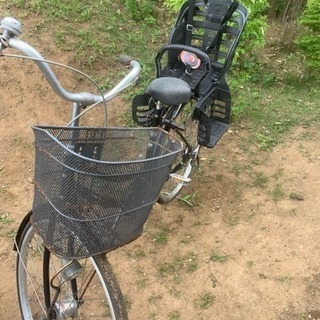 自転車 チャイルドシートつき