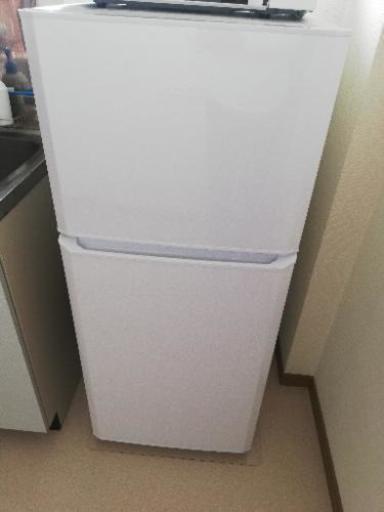 【美品】ハイアール 121L 2ドア冷凍冷蔵庫 ホワイト JR-N121A　2017年製