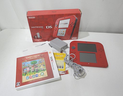 NINTENDO 2DS 本体 レッド とびだせ どうぶつの森 付属 任天堂/ニンテンドー 札幌市 白石区 東札幌