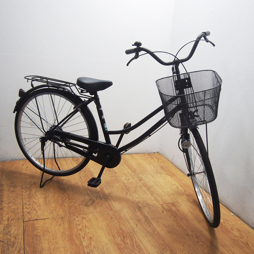 【良品】26インチ オーソドックスタイプ 自転車 黒 ブラック 購入半年
