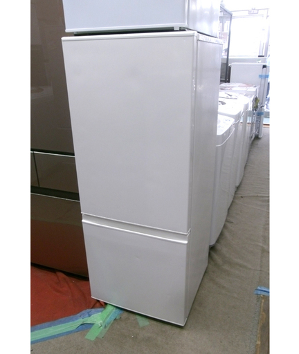 札幌 184L 2016年製 2ドア冷蔵庫 AQR-18E アクア 一人暮らし ホワイト 100Lクラス